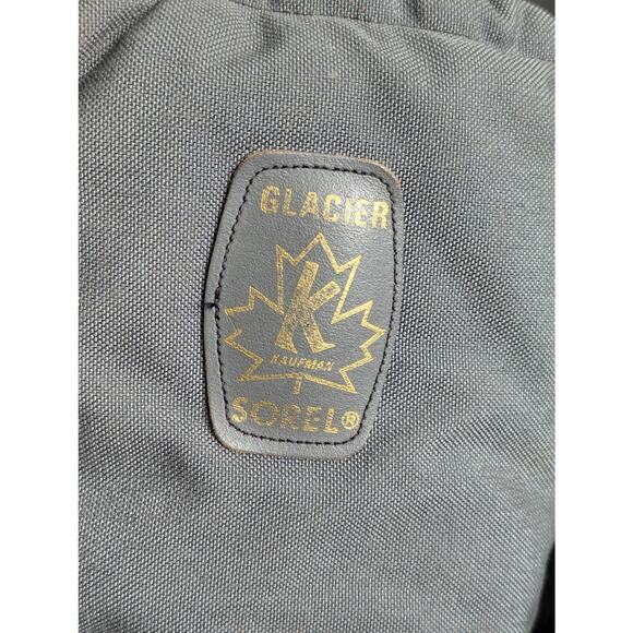 Vintage Sorel Glacier Tall Snow Boots Gray Canvas Mens 9 Made in Canada Manitoba - Picture 9 of 9